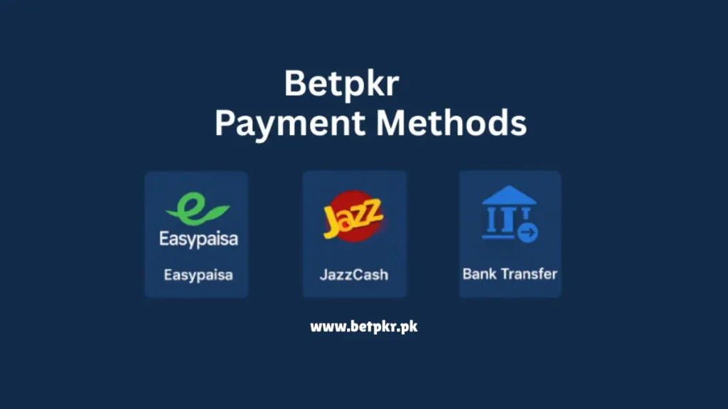 Betpkr payment methods 